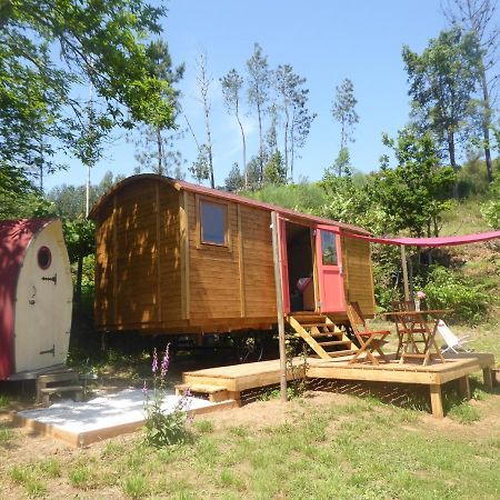Rosa The Cosy Cabin - Gypsy Wagon - Shepherds Hut, River Views Off-Grid Eco Living Pedrogao Grande Kültér fotó